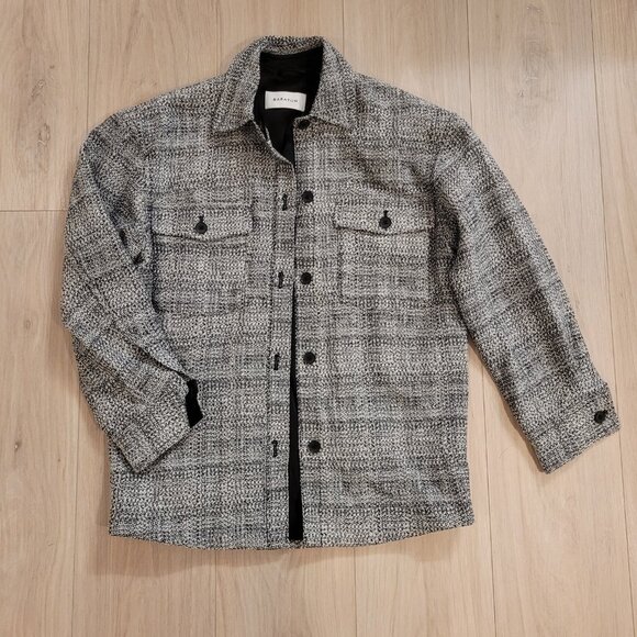 BABATON | Joan Shirt Jacket Oversized Linen Tweed Shacket | Sz. 1 - Picture 6 of 10